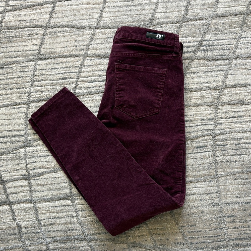 KUT Purple Corduroy Pants